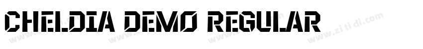 Cheldia Demo Regular字体转换 Cheldia Demo Regular字体转换